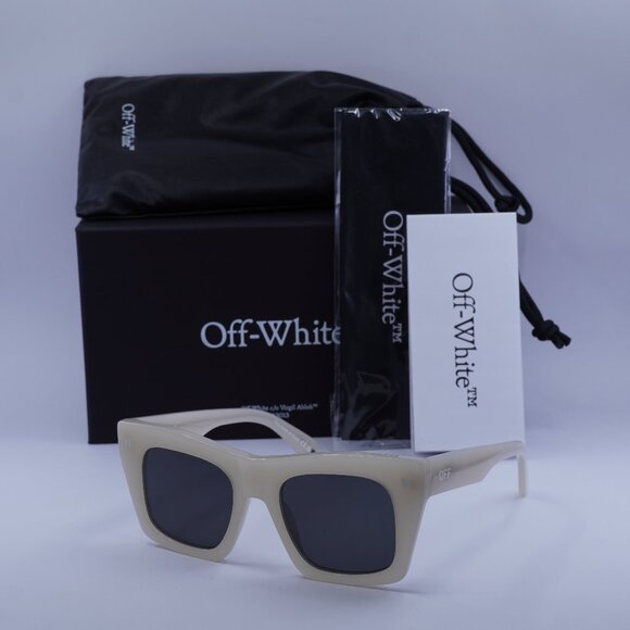 Off-White OERI13Y SELMA 6107 Square Sunglasses – Beige/Grey